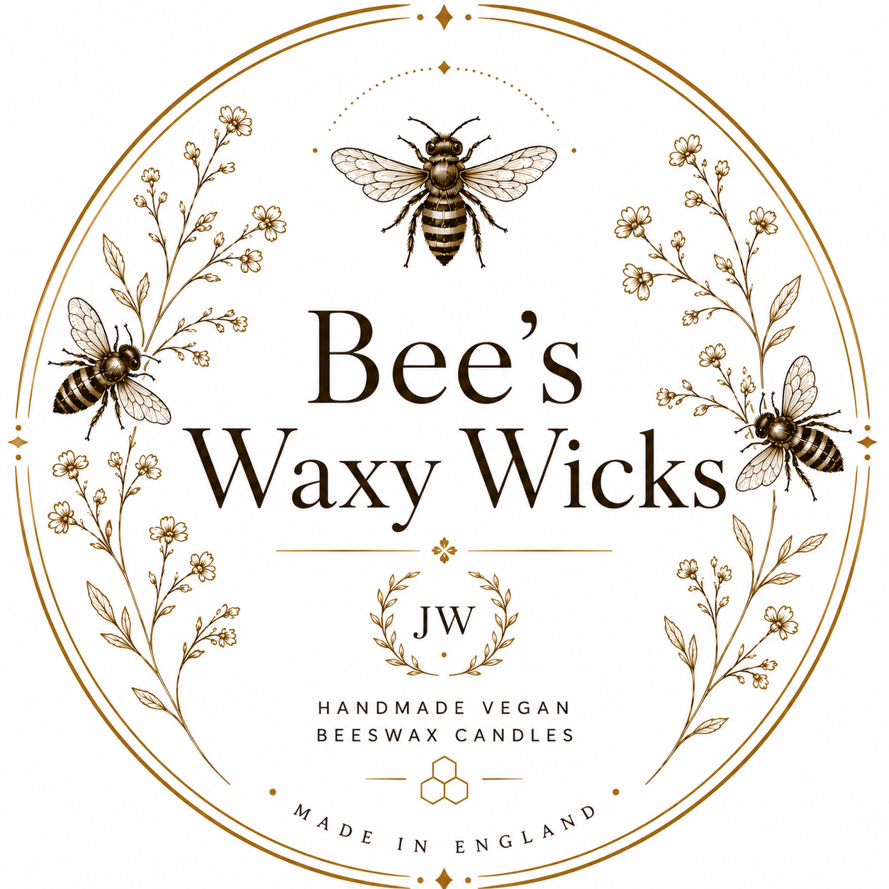 Bee’s Waxy Wicks — Logo & packaging direction
